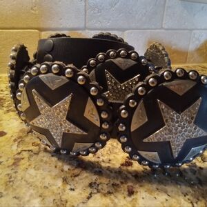 Rhinestone Concho Belt